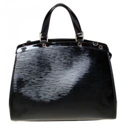Pre Owned Louis Vuitton Black Electric Epi Leather Brea GM Bag