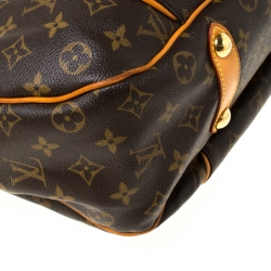 مملوكة مسبقًا حقيبة كتف لوي فيتون غاليريا كانفاس مونوغرامي PM