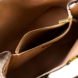 Pre Owned Louis Vuitton Damier Ebene Canvas Kensington V Bag