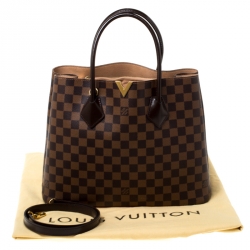 Pre Owned Louis Vuitton Damier Ebene Canvas Kensington V Bag