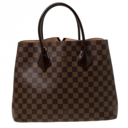 Pre Owned Louis Vuitton Damier Ebene Canvas Kensington V Bag