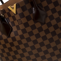 Pre Owned Louis Vuitton Damier Ebene Canvas Kensington V Bag