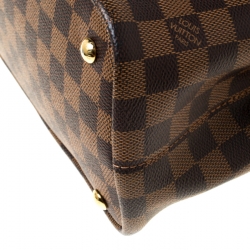 Pre Owned Louis Vuitton Damier Ebene Canvas Kensington V Bag