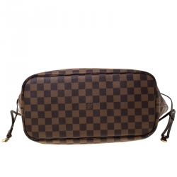 Pre Owned Louis Vuitton Damier Ebene Canvas Neverfull MM Bag