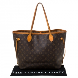 Louis Vuitton Monogram Canvas Neverfull MM Bag