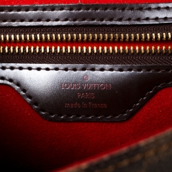 Pre Owned Louis Vuitton Damier Ebene Canvas Bergamo MM Bag