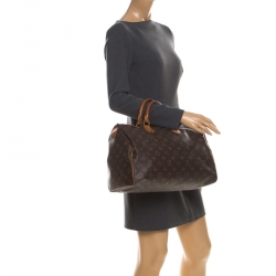 Pre Owned Louis Vuitton Monogram Canvas Speedy 35