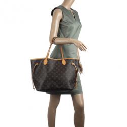 Pre Owned Louis Vuitton Monogram Neverfull MM
