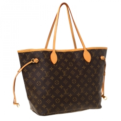 Louis Vuitton Monogram Canvas Neverfull MM Bag