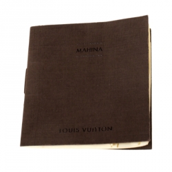 Pre Owned Louis Vuitton White  Monogram Mahina Solar PM Bag        