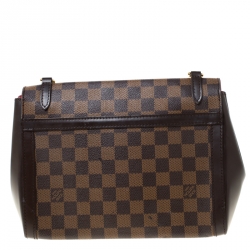 Pre Owned Louis Vuitton Damier Ebene Canvas Venice Bag 