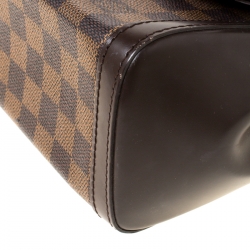 Pre Owned Louis Vuitton Damier Ebene Canvas Venice Bag 