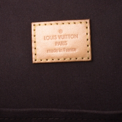Pre Owned Louis Vuitton Amarante Monogram Vernis Alma GM Bag