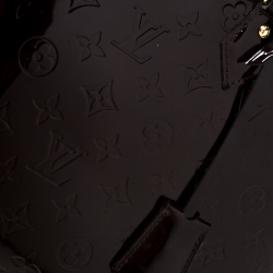 Pre Owned Louis Vuitton Amarante Monogram Vernis Alma GM Bag