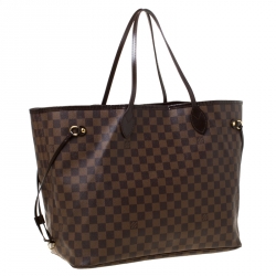 Louis Vuitton Damier Ebene Canvas Neverfull GM Bag