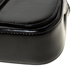 Pre Owned حقيبة كلتش لوي فيتون سوب جلد أيبي أليكتريك سوداء