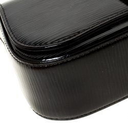 Pre Owned حقيبة كلتش لوي فيتون سوب جلد أيبي أليكتريك سوداء