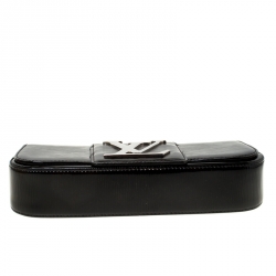 Pre Owned حقيبة كلتش لوي فيتون سوب جلد أيبي أليكتريك سوداء