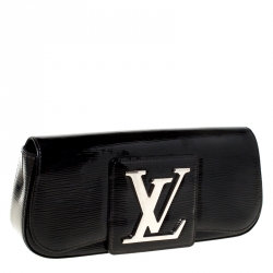 Pre Owned حقيبة كلتش لوي فيتون سوب جلد أيبي أليكتريك سوداء