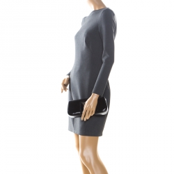 Pre Owned حقيبة كلتش لوي فيتون سوب جلد أيبي أليكتريك سوداء