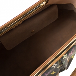 Pre Owned حقيبة لوي فيتون جودي كانفاس مونوغرامي متعددة الألوان سوداء GM