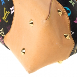 Pre Owned حقيبة لوي فيتون جودي كانفاس مونوغرامي متعددة الألوان سوداء GM