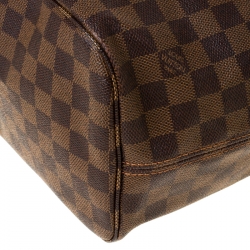 Louis Vuitton Damier Ebene Canvas Neverfull MM Bag