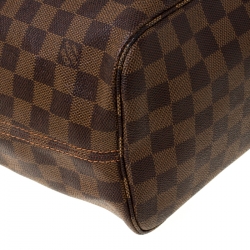 Louis Vuitton Damier Ebene Canvas Neverfull MM Bag
