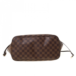 Louis Vuitton Damier Ebene Canvas Neverfull MM Bag