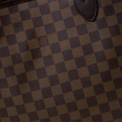 Louis Vuitton Damier Ebene Canvas Neverfull MM Bag