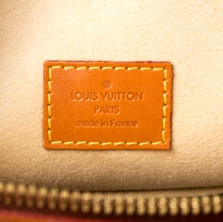 Pre Owned Louis Vuitton Caramel Nomade Leather Lockit Vertical Bag