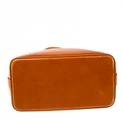 Pre Owned Louis Vuitton Caramel Nomade Leather Lockit Vertical Bag