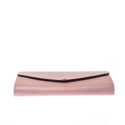 Louis Vuitton Rose Nacre Epi Leather Sarah Wallet
