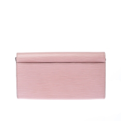 Louis Vuitton Rose Nacre Epi Leather Sarah Wallet