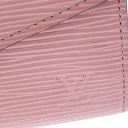 Louis Vuitton Rose Nacre Epi Leather Sarah Wallet