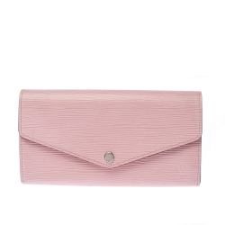 Louis Vuitton Rose Nacre Epi Leather Sarah Wallet