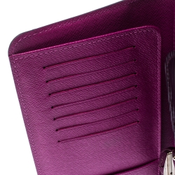 Louis Vuitton Cassis Epi Leather Eugenie Wallet