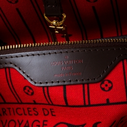 Louis Vuitton Damier Ebene Canvas Neverfull MM Bag