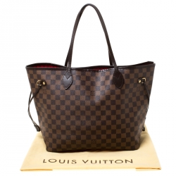 Louis Vuitton Damier Ebene Canvas Neverfull MM Bag