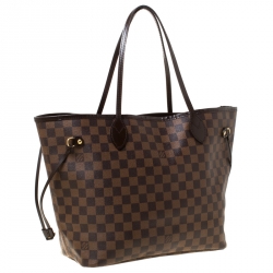 Louis Vuitton Damier Ebene Canvas Neverfull MM Bag