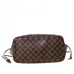 Louis Vuitton Damier Ebene Canvas Neverfull MM Bag