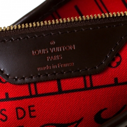 Louis Vuitton Damier Ebene Canvas Neverfull PM Bag