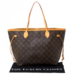 Louis Vuitton Monogram Canvas Neverfull MM Bag