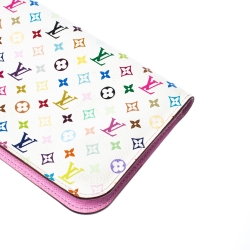 Louis Vuitton White Monogram Multicolore Insolite Wallet