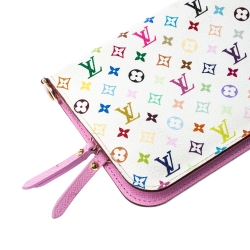 Louis Vuitton White Monogram Multicolore Insolite Wallet