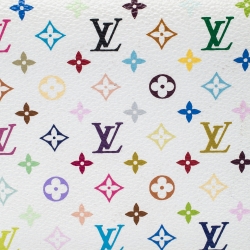Louis Vuitton White Monogram Multicolore Insolite Wallet
