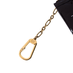 Pre Owned Louis Vuitton Amarante Monogram Vernis Key Pouch