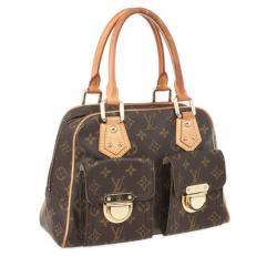 Pre Owned Louis Vuitton Monogram Canvas Manhattan PM Satchel