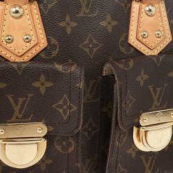 Pre Owned Louis Vuitton Monogram Canvas Manhattan PM Satchel