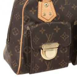 Pre Owned Louis Vuitton Monogram Canvas Manhattan PM Satchel